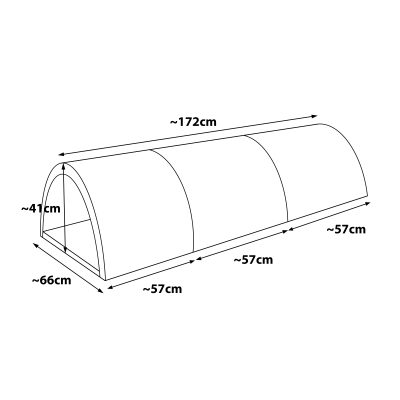 Lot de 3 blocs en mousse Tunnel Lot de 3 blocs en mousse Tunnel